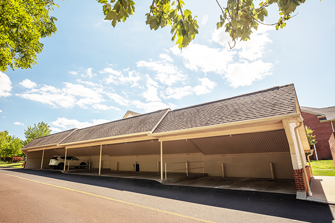 Car port at Fox Ridge at Lakeside