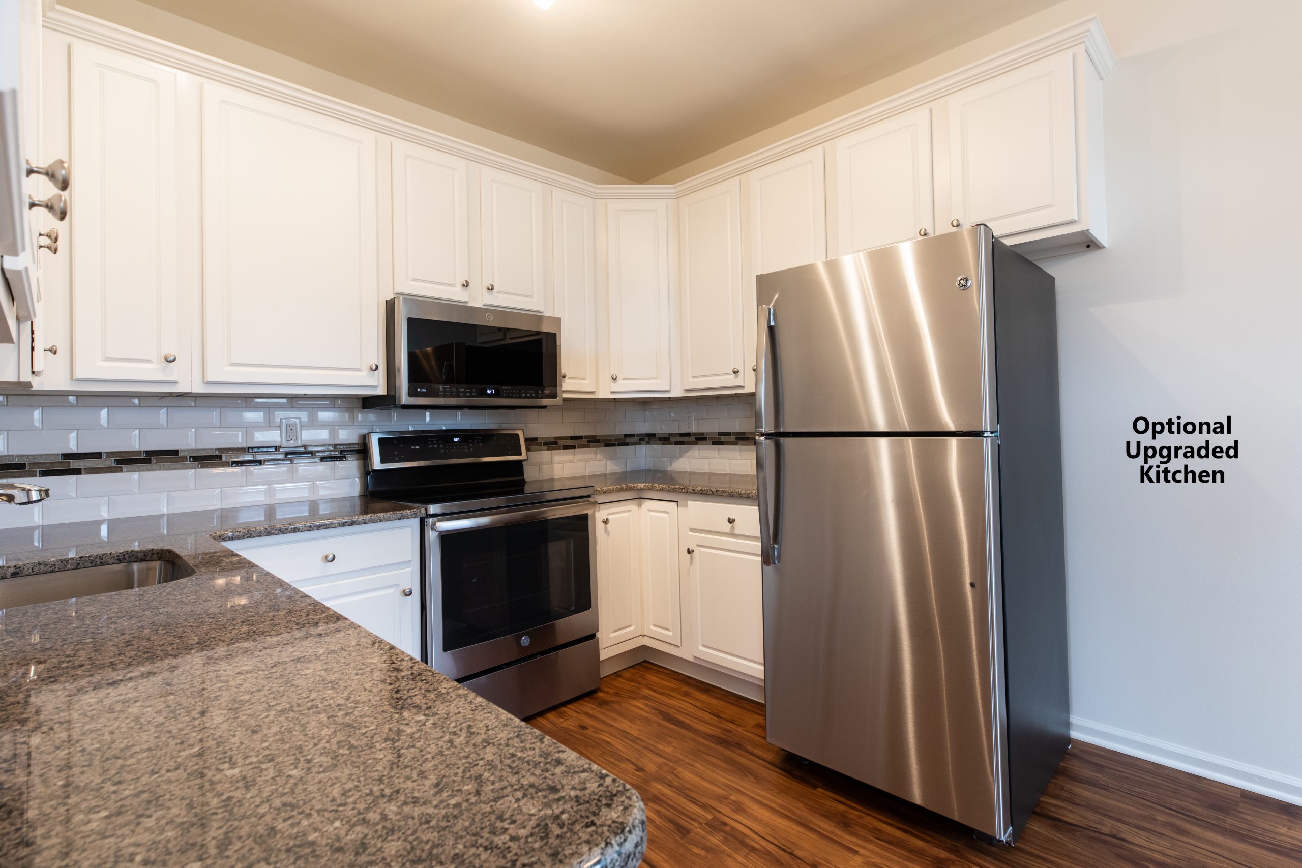 Optional upgraded kitchen at Henderson Square 1 & 2