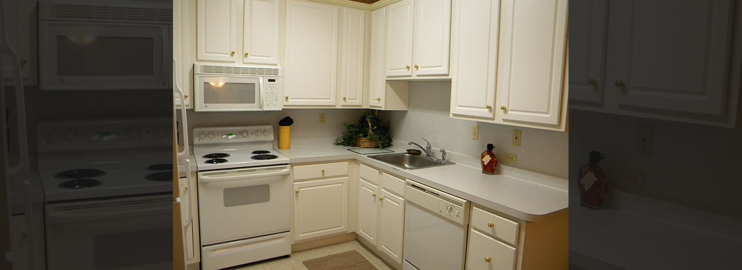 Standard white kitchen