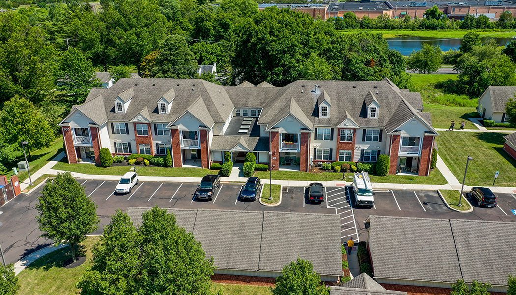 Lakeview Park Luxury Apartments aerial view