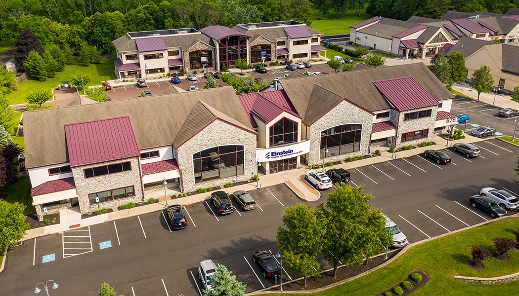 Aerial view of Professional offices at Village Square